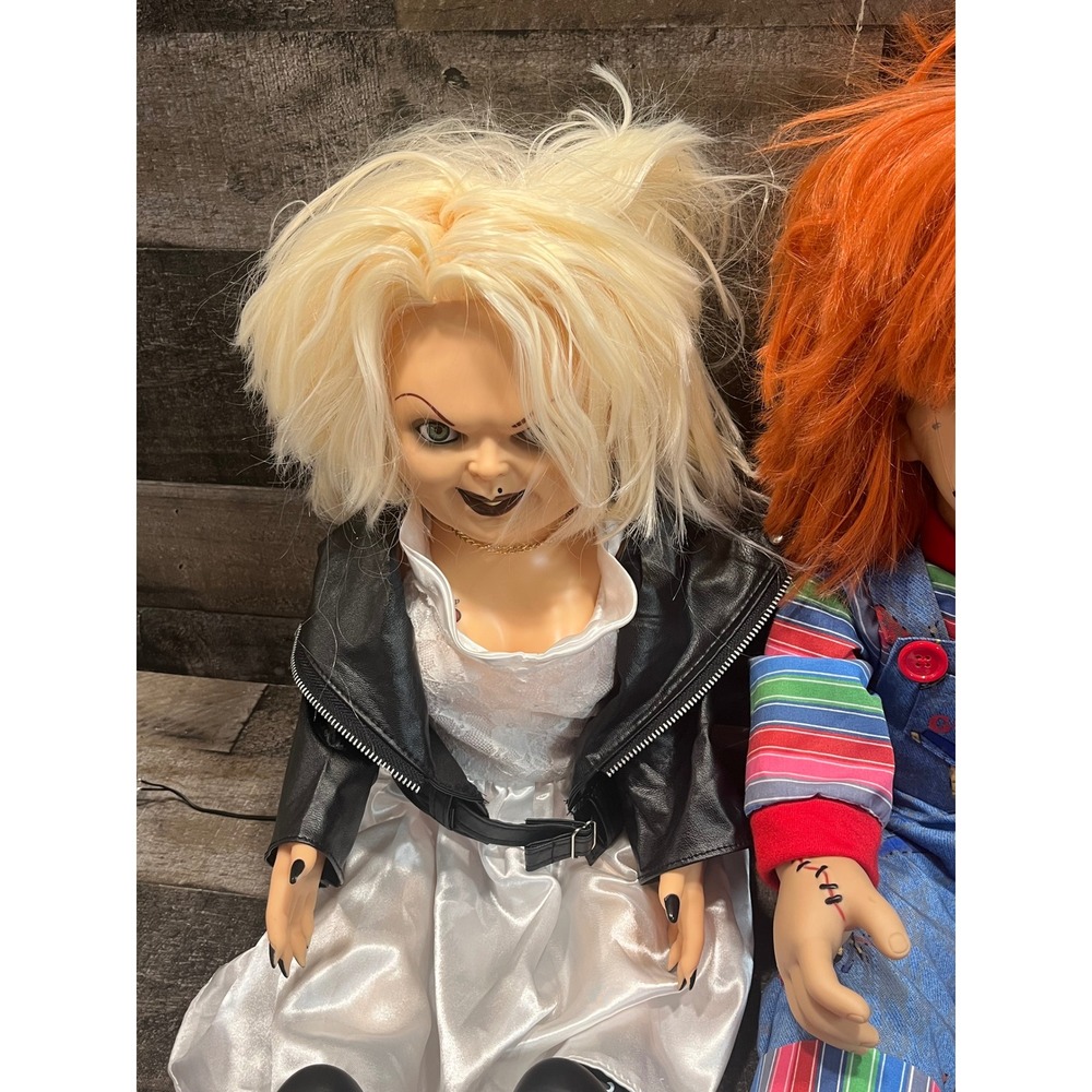 Chucky And Tiffany Valentine Animated Talking Doll's Bundle Tested And Working - Picture 2 of 6